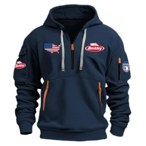 Berkley Exclusive Logo Hoodie Half Zipper HCAH11501BKUS Hoodie