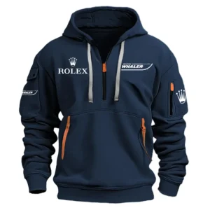 Boston Whaler Rolex Exclusive Logo Hoodie Half Zipper HCAH11501BWRL Hoodie