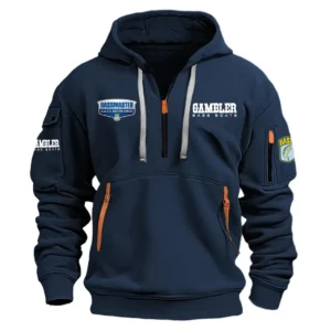 Gambler B.A.S.S. Nation Tournament Hoodie Half Zipper HCAH11501GBN Hoodie