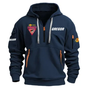 Gregor Masters Walleye Circuit Hoodie Half Zipper HCAH11501GRMW Hoodie