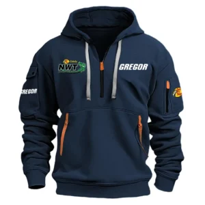 Gregor National Walleye Tour Hoodie Half Zipper HCAH11501GRNW Hoodie