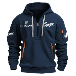 Ranger Hublot Exclusive Logo Hoodie Half Zipper HCAH11501RBHB Hoodie