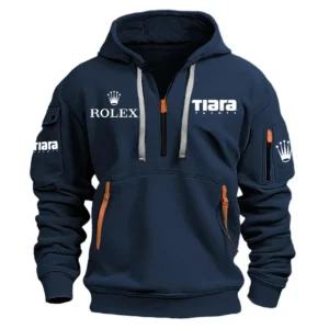 Tiara Yachts Rolex Exclusive Logo Hoodie Half Zipper HCAH11501TYRL Hoodie
