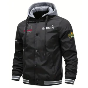 Garmin Crappie Master Tournament Hooded Windbreaker Jacket HCPDBJ159GCR Jacket