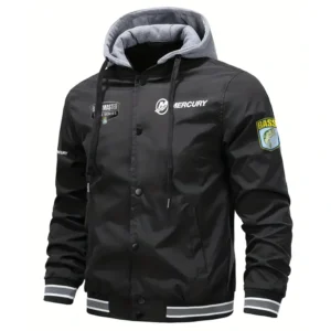 Mercury Bassmaster Elite Tournament Hooded Windbreaker Jacket HCPDBJ159ME Jacket
