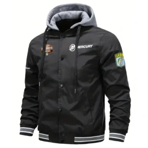 Mercury Bassmaster Opens Tournament Hooded Windbreaker Jacket HCPDBJ159MO Jacket