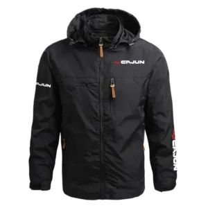 Cajun Exclusive Logo Waterproof Outdoor Jacket Detachable Hood HCPDJH611CJZ Jacket