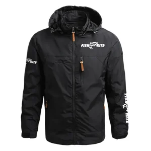 Fish Rite Exclusive Logo Waterproof Outdoor Jacket Detachable Hood HCPDJH611FRZ Jacket