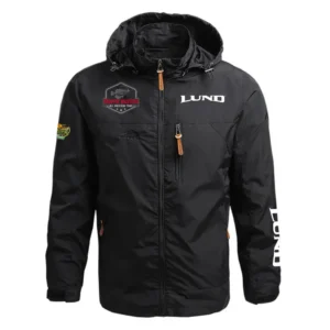 Lund Crappie Master Tournament Waterproof Outdoor Jacket Detachable Hood HCPDJH611LBCR Jacket