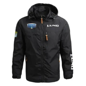 Lund B.A.S.S. Nation Tournament Waterproof Outdoor Jacket Detachable Hood HCPDJH611LBN Jacket