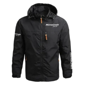 Mirrocraft Exclusive Logo Waterproof Outdoor Jacket Detachable Hood HCPDJH611MCZ Jacket