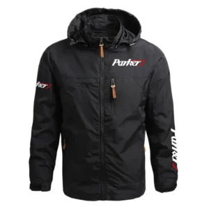 Parker Exclusive Logo Waterproof Outdoor Jacket Detachable Hood HCPDJH611PAZ Jacket