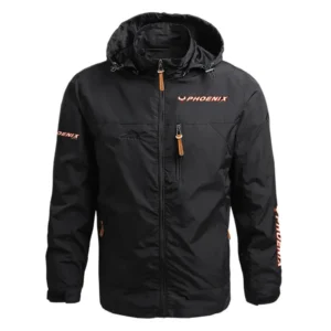 Phoenix Exclusive Logo Waterproof Outdoor Jacket Detachable Hood HCPDJH611PBZ Jacket