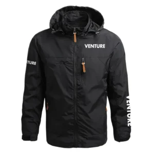 Venture Exclusive Logo Waterproof Outdoor Jacket Detachable Hood HCPDJH611VTZ Jacket