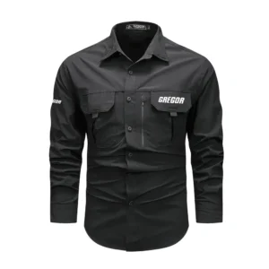 Gregor Exclusive Logo Long-Sleeved Shirt HCPDLS075GRZ Shirt