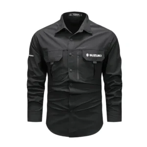 Suzuki Exclusive Logo Long-Sleeved Shirt HCPDLS075SUZ Shirt