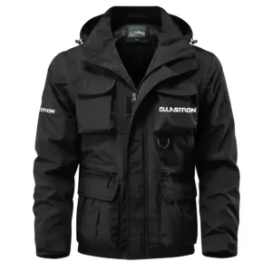Glastron Exclusive Logo Waterproof Multi Pocket Jacket Detachable Hood and Sleeves HCPDMPJ529GLZ Jacket