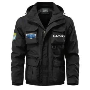 Lund B.A.S.S. Nation Waterproof Multi Pocket Jacket Detachable Hood and Sleeves HCPDMPJ529LBN Jacket