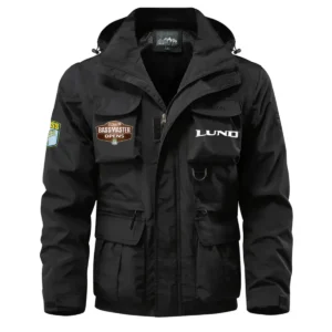 Lund Bassmaster Opens Waterproof Multi Pocket Jacket Detachable Hood and Sleeves HCPDMPJ529LBO Jacket