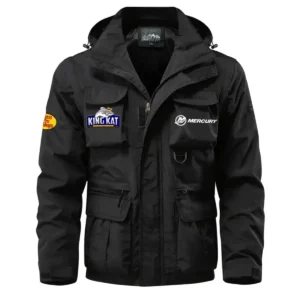 Mercury KingKat Waterproof Multi Pocket Jacket Detachable Hood and Sleeves HCPDMPJ529MKK Jacket