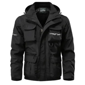 Procraft Exclusive Logo Waterproof Multi Pocket Jacket Detachable Hood and Sleeves HCPDMPJ529PCZ Jacket