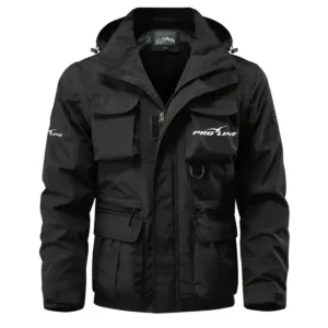 Pro-Line Exclusive Logo Waterproof Multi Pocket Jacket Detachable Hood and Sleeves HCPDMPJ529PRZ Jacket