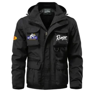 Ranger KingKat Waterproof Multi Pocket Jacket Detachable Hood and Sleeves HCPDMPJ529RBKK Jacket