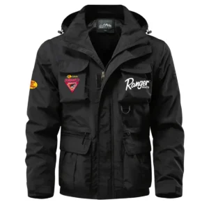 Ranger Masters Walleye Circuit Waterproof Multi Pocket Jacket Detachable Hood and Sleeves HCPDMPJ529RBMW Jacket