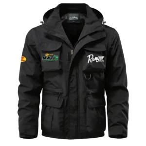 Ranger National Walleye Tour Waterproof Multi Pocket Jacket Detachable Hood and Sleeves HCPDMPJ529RBNW Jacket