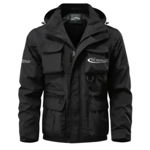 Robalo Exclusive Logo Waterproof Multi Pocket Jacket Detachable Hood and Sleeves HCPDMPJ529RLZ Jacket