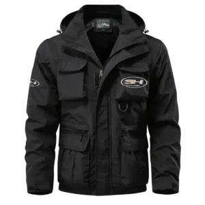 Sea Hunt Exclusive Logo Waterproof Multi Pocket Jacket Detachable Hood and Sleeves HCPDMPJ529SEZ Jacket