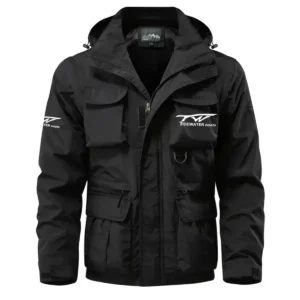 Tidewater Exclusive Logo Waterproof Multi Pocket Jacket Detachable Hood and Sleeves HCPDMPJ529TWZ Jacket