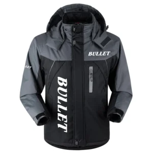 Bullet Exclusive Logo Outdoor Charging Suit Plush Waterproof Windproof Jacket Detachable Hood HCPDPCS1409BUZ Jacket