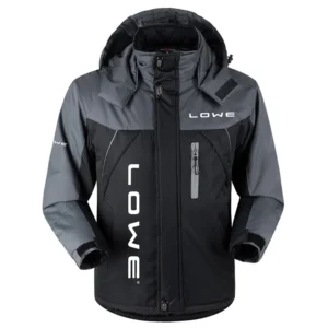 Lowe Exclusive Logo Outdoor Charging Suit Plush Waterproof Windproof Jacket Detachable Hood HCPDPCS1409LWZ Jacket