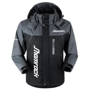 Shamrock Exclusive Logo Outdoor Charging Suit Plush Waterproof Windproof Jacket Detachable Hood HCPDPCS1409SHZ Jacket