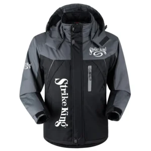 Strike King Exclusive Logo Outdoor Charging Suit Plush Waterproof Windproof Jacket Detachable Hood HCPDPCS1409SKZ Jacket