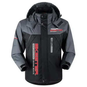 Skeeter Exclusive Logo Outdoor Charging Suit Plush Waterproof Windproof Jacket Detachable Hood HCPDPCS1409STZ Jacket