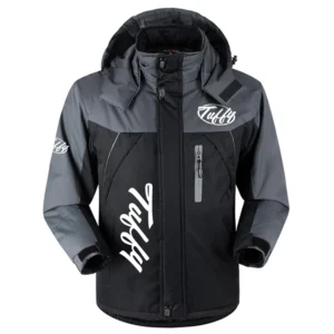 Tuffy Exclusive Logo Outdoor Charging Suit Plush Waterproof Windproof Jacket Detachable Hood HCPDPCS1409TUZ Jacket