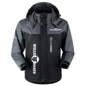 Willie Exclusive Logo Outdoor Charging Suit Plush Waterproof Windproof Jacket Detachable Hood HCPDPCS1409WIZ Jacket