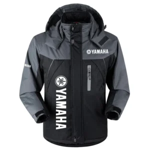Yamaha Exclusive Logo Outdoor Charging Suit Plush Waterproof Windproof Jacket Detachable Hood HCPDPCS1409YZ Jacket