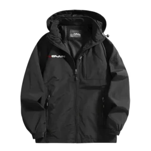 Cajun Exclusive Logo Soft-Shell Jacket Detachable Hood HCPDSSJ75CJZ Jacket