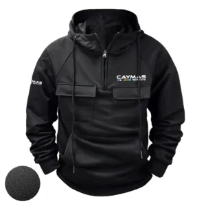 Caymas Exclusive Logo Tactical Quarter Zip Hoodie HCPDTQH8CBZ Hoodie