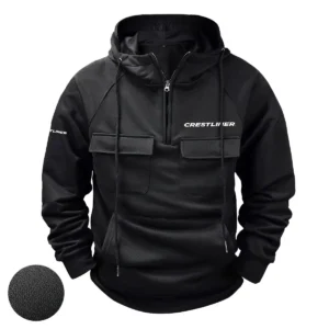 Crestliner Exclusive Logo Tactical Quarter Zip Hoodie HCPDTQH8CLZ Hoodie