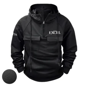 Excel Exclusive Logo Tactical Quarter Zip Hoodie HCPDTQH8EXZ Hoodie
