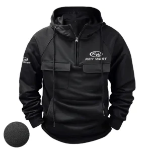 Key West Exclusive Logo Tactical Quarter Zip Hoodie HCPDTQH8KWZ Hoodie