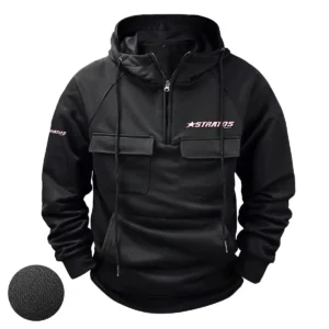 Stratos Exclusive Logo Tactical Quarter Zip Hoodie HCPDTQH8SAZ Hoodie