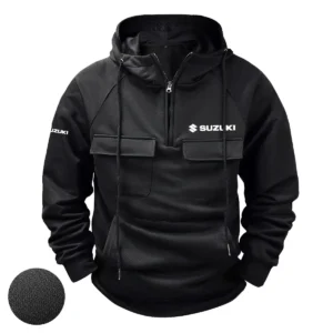 Suzuki Exclusive Logo Tactical Quarter Zip Hoodie HCPDTQH8SUZ Hoodie