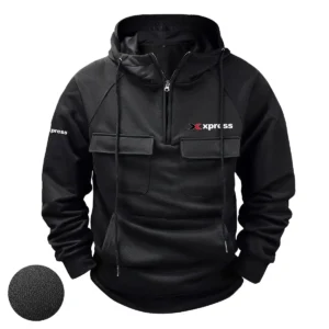Xpress Exclusive Logo Tactical Quarter Zip Hoodie HCPDTQH8XBZ Hoodie