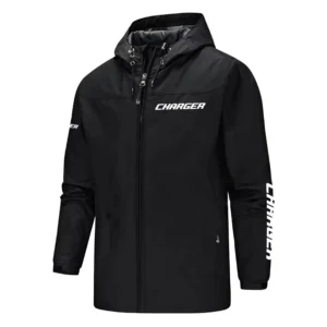 Charger Exclusive Logo Softshell Rain Jacket, Waterproof, Breathable, Windbreaker Jacket TTFS2DRJ11501CGZ Jacket