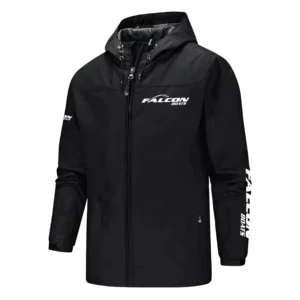 Falcon Exclusive Logo Softshell Rain Jacket, Waterproof, Breathable, Windbreaker Jacket TTFS2DRJ11501FAZ Jacket